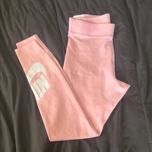 Nike Pink Leggings High Waist Stretchy Athletic Wear